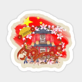 Beautiful China Sticker